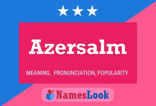 ملصق اسم Azersalm