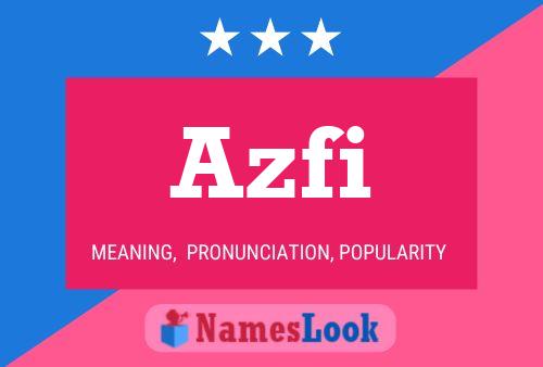 ملصق اسم Azfi