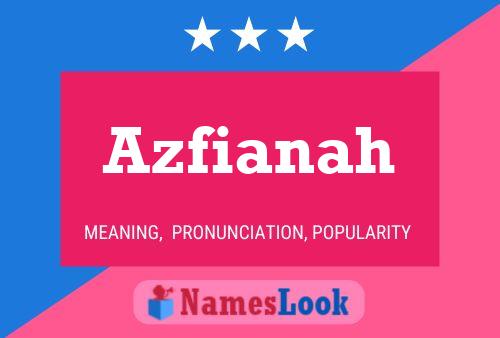 ملصق اسم Azfianah