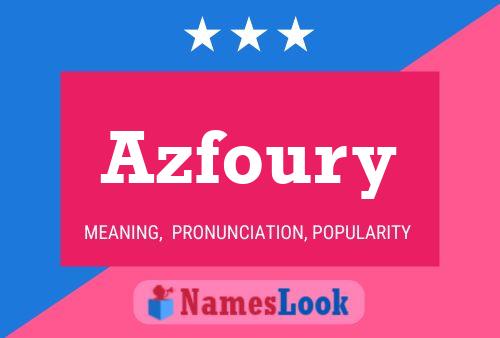 ملصق اسم Azfoury