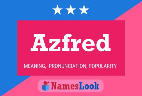 ملصق اسم Azfred