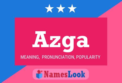 ملصق اسم Azga