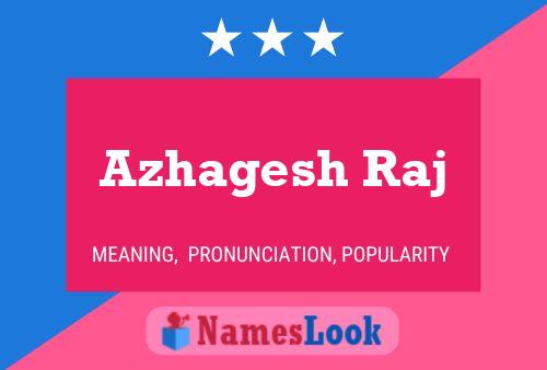 ملصق اسم Azhagesh Raj