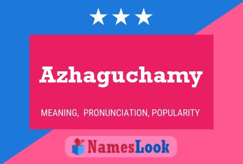 ملصق اسم Azhaguchamy