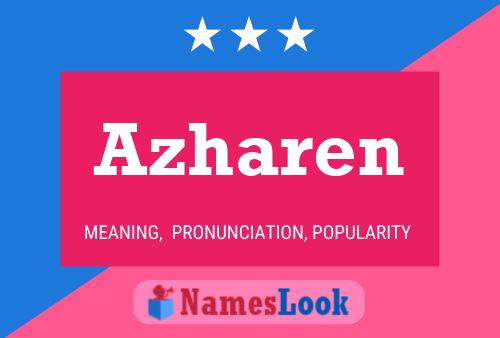 ملصق اسم Azharen