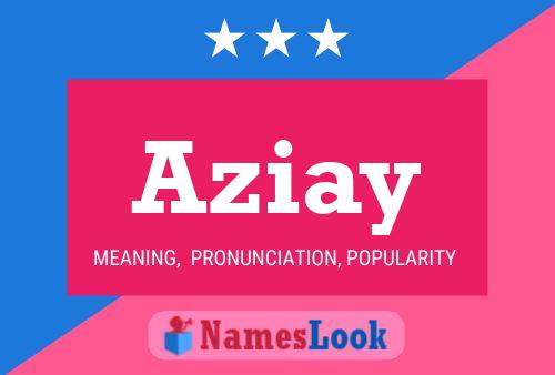 ملصق اسم Aziay