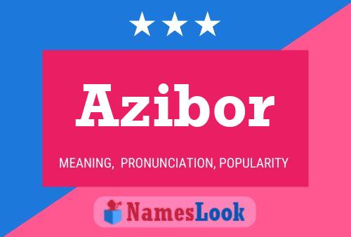 ملصق اسم Azibor