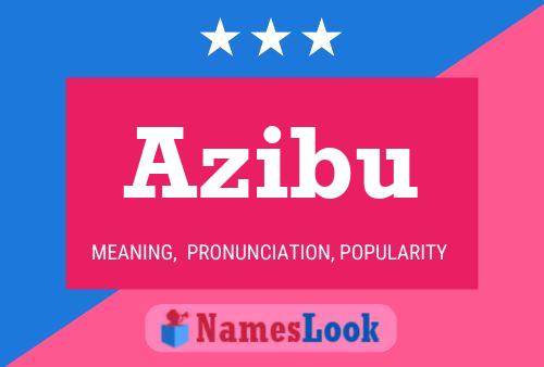 ملصق اسم Azibu