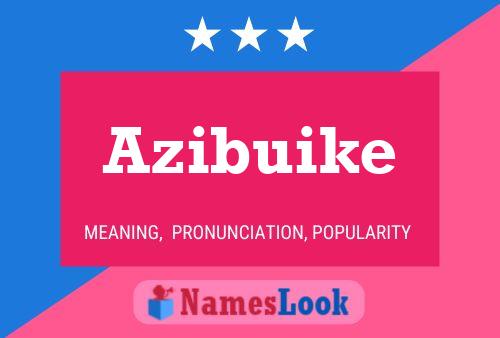 ملصق اسم Azibuike