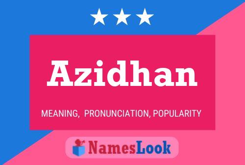 ملصق اسم Azidhan