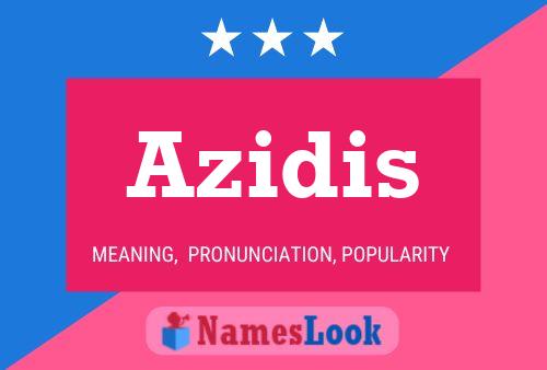 ملصق اسم Azidis