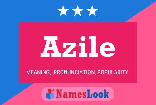 ملصق اسم Azile