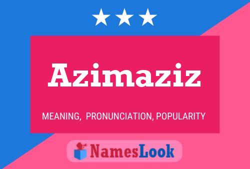 ملصق اسم Azimaziz