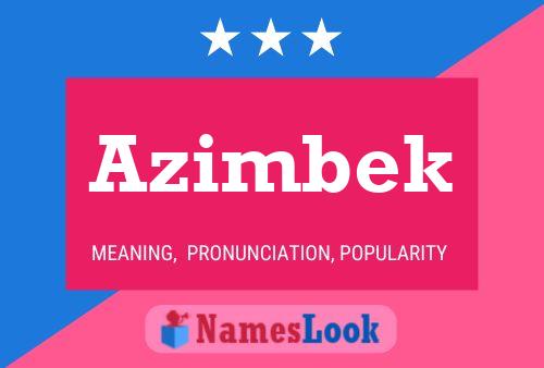 ملصق اسم Azimbek