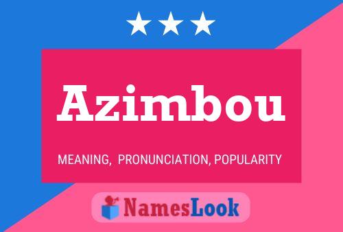 ملصق اسم Azimbou