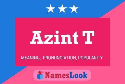 ملصق اسم Azint T