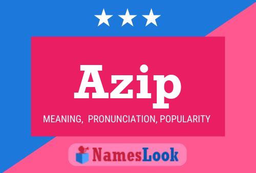 ملصق اسم Azip