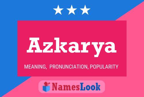 ملصق اسم Azkarya