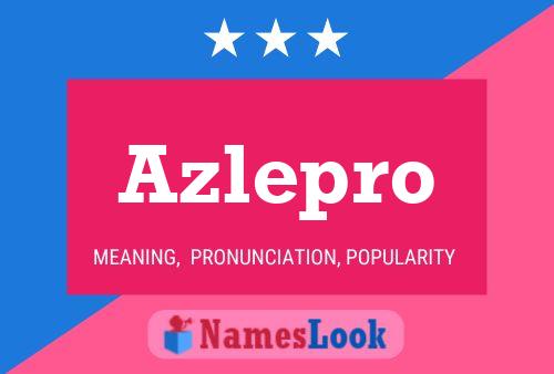 ملصق اسم Azlepro