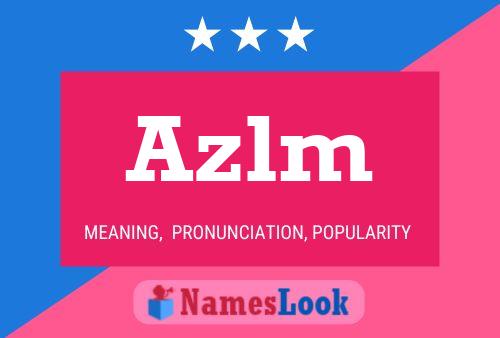 ملصق اسم Azlm