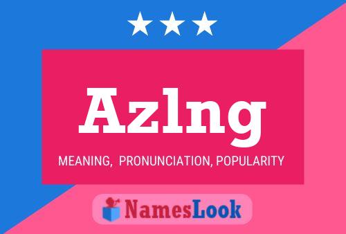 ملصق اسم Azlng