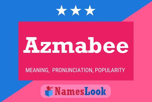 ملصق اسم Azmabee