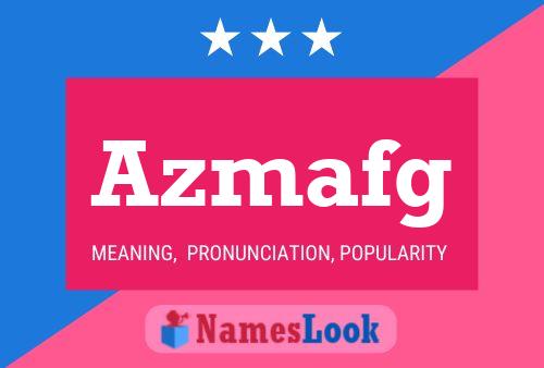 ملصق اسم Azmafg