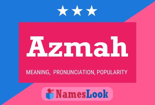 ملصق اسم Azmah