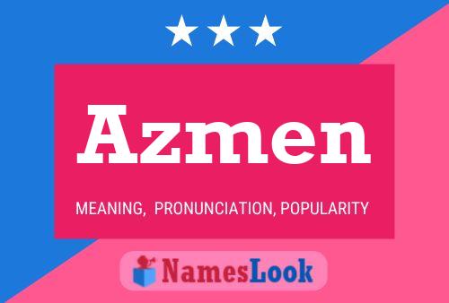 ملصق اسم Azmen