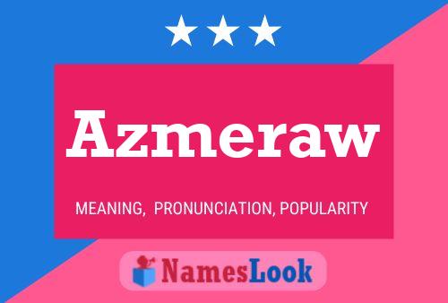 ملصق اسم Azmeraw