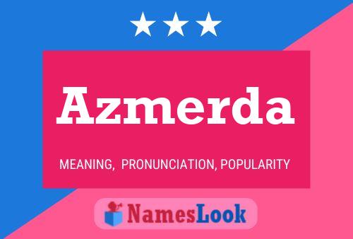 ملصق اسم Azmerda