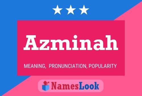 ملصق اسم Azminah