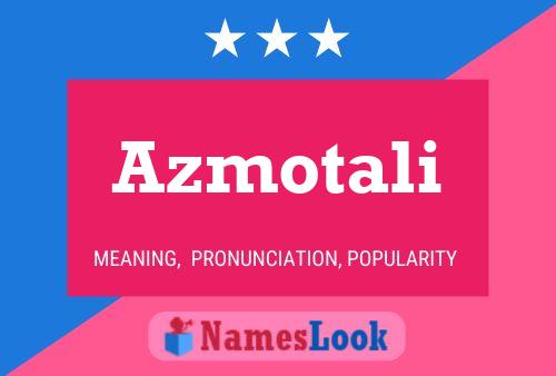 ملصق اسم Azmotali