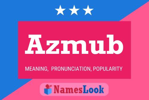 ملصق اسم Azmub