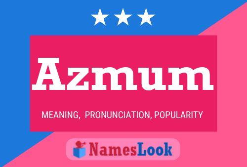 ملصق اسم Azmum