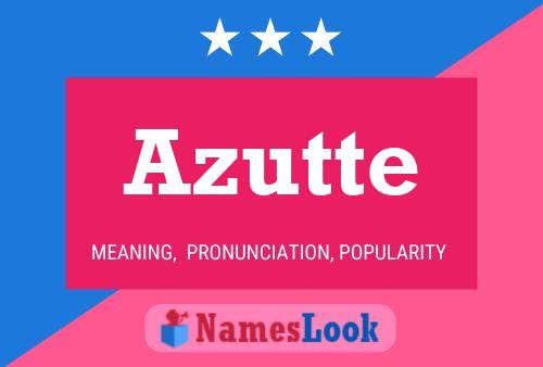 ملصق اسم Azutte