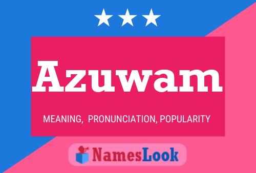 ملصق اسم Azuwam