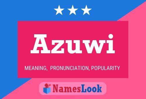 ملصق اسم Azuwi