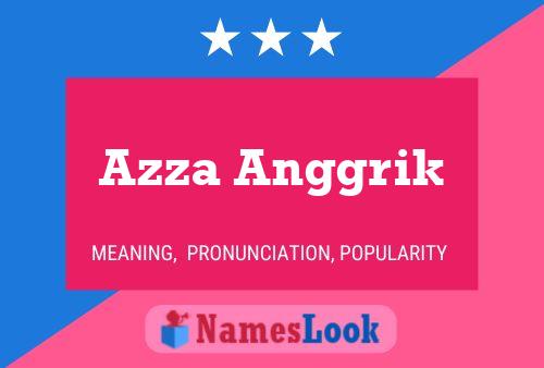 ملصق اسم Azza Anggrik