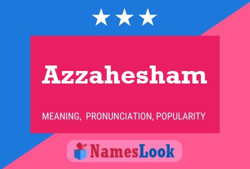 ملصق اسم Azzahesham