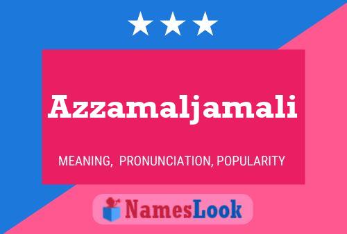 ملصق اسم Azzamaljamali