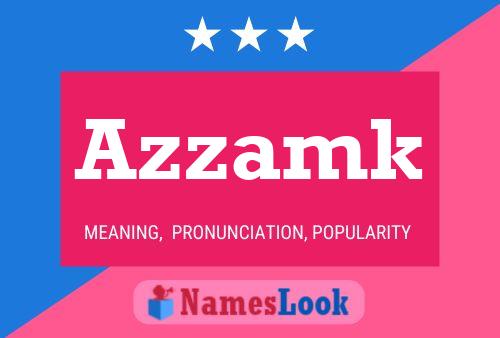 ملصق اسم Azzamk