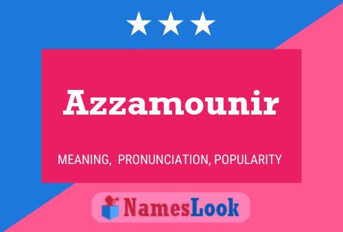 ملصق اسم Azzamounir