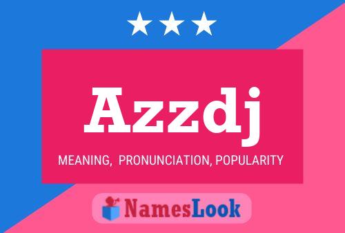 ملصق اسم Azzdj