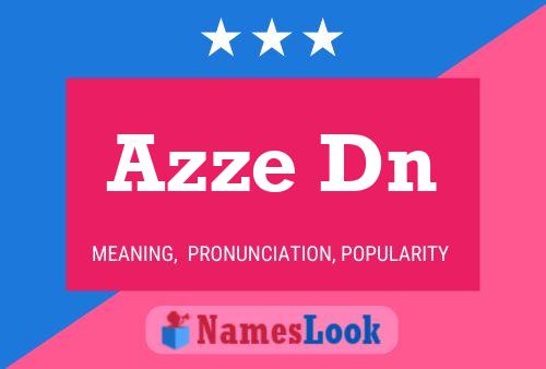 ملصق اسم Azze Dn