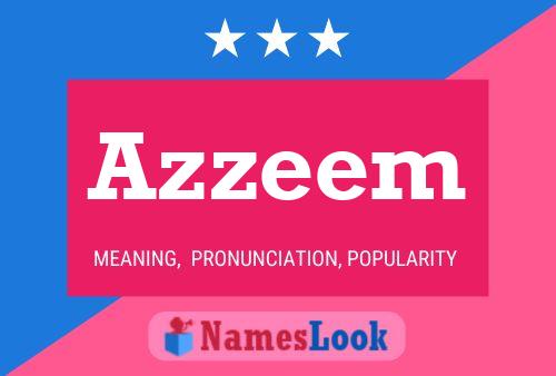 ملصق اسم Azzeem