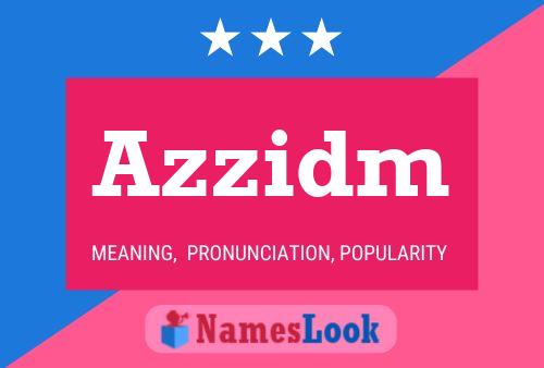 ملصق اسم Azzidm