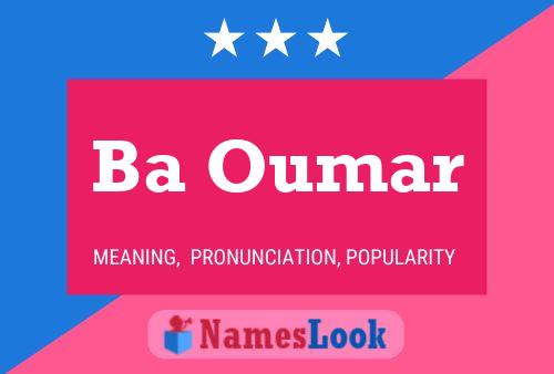 ملصق اسم Ba Oumar