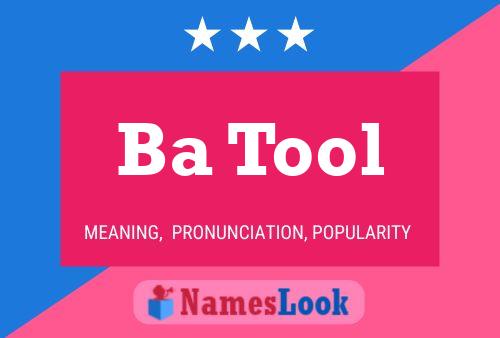 ملصق اسم Ba Tool