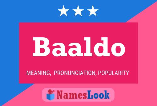 ملصق اسم Baaldo